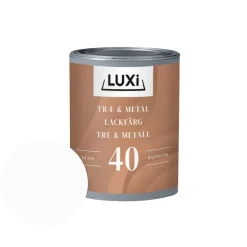 LUXI® Træ- & Metalmaling|Træ & Metal 40 0,75 liter - Hvid