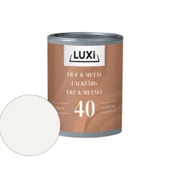 LUXI® Træ- & Metalmaling|Træ & Metal 40 modehvid 0,75 liter - Modehvid (NCS-kode s1002-y20r)