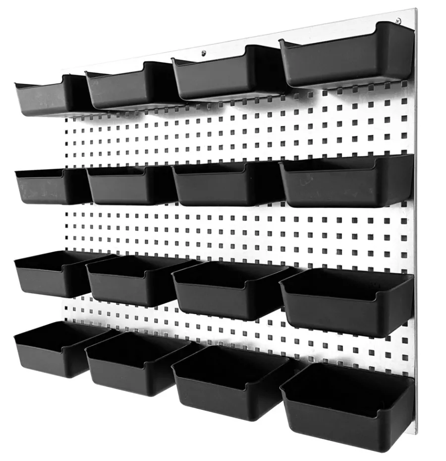 Trolla Arbejdsborde & Reoler|værkstedvæg 16 bokse 557 x 455 mm