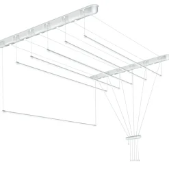 Tørrestativer|Tørrestativ m/snoretræk lofthængt 90 x 51 cm