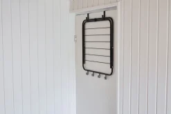 Tørrestativer|Tørrestativ til dør 51 x 43 x 55 cm Sort