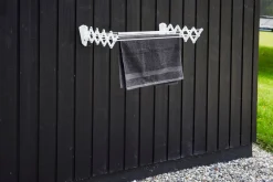 Tørrestativer|Tørrestativ til væg hvid 60 x 45 x 13 cm