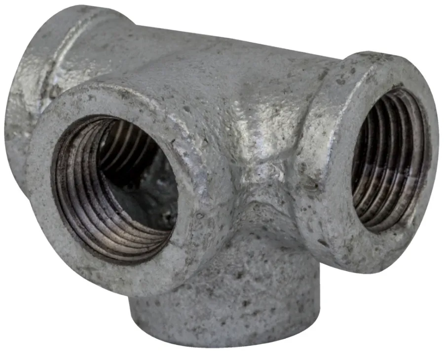 Galvaniserede|T-stykke galvaniseret hjørne 1/2"