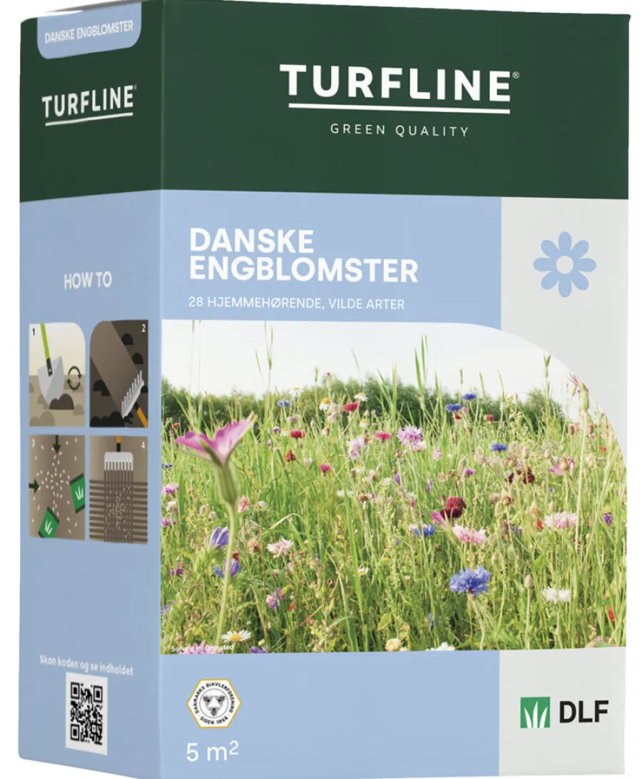 Turfline Frø|Danske Engblomster 100 gram