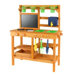 Nordic Play Legetøj|Udekøkken m/tilbehør træ 77 x 32 x 95 cm -