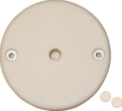 Elworks Lampeudtag & Lampestik|Udløbsroset 3-polet hvid -
