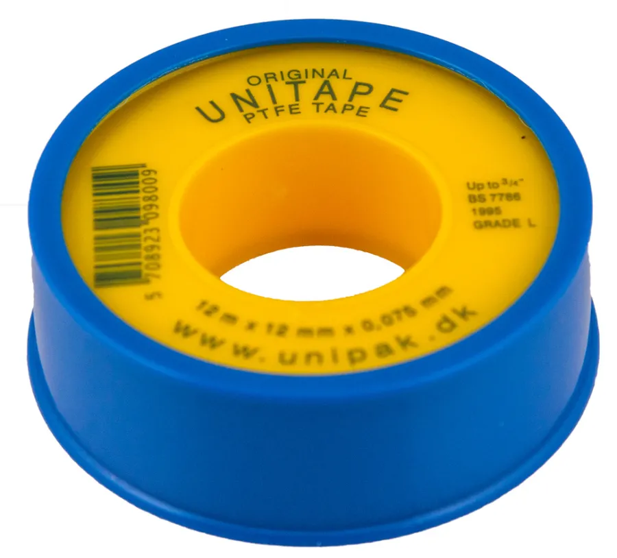 Unipak Gulvvarme|Original Unitape PTFE 12 mm x 12 meter