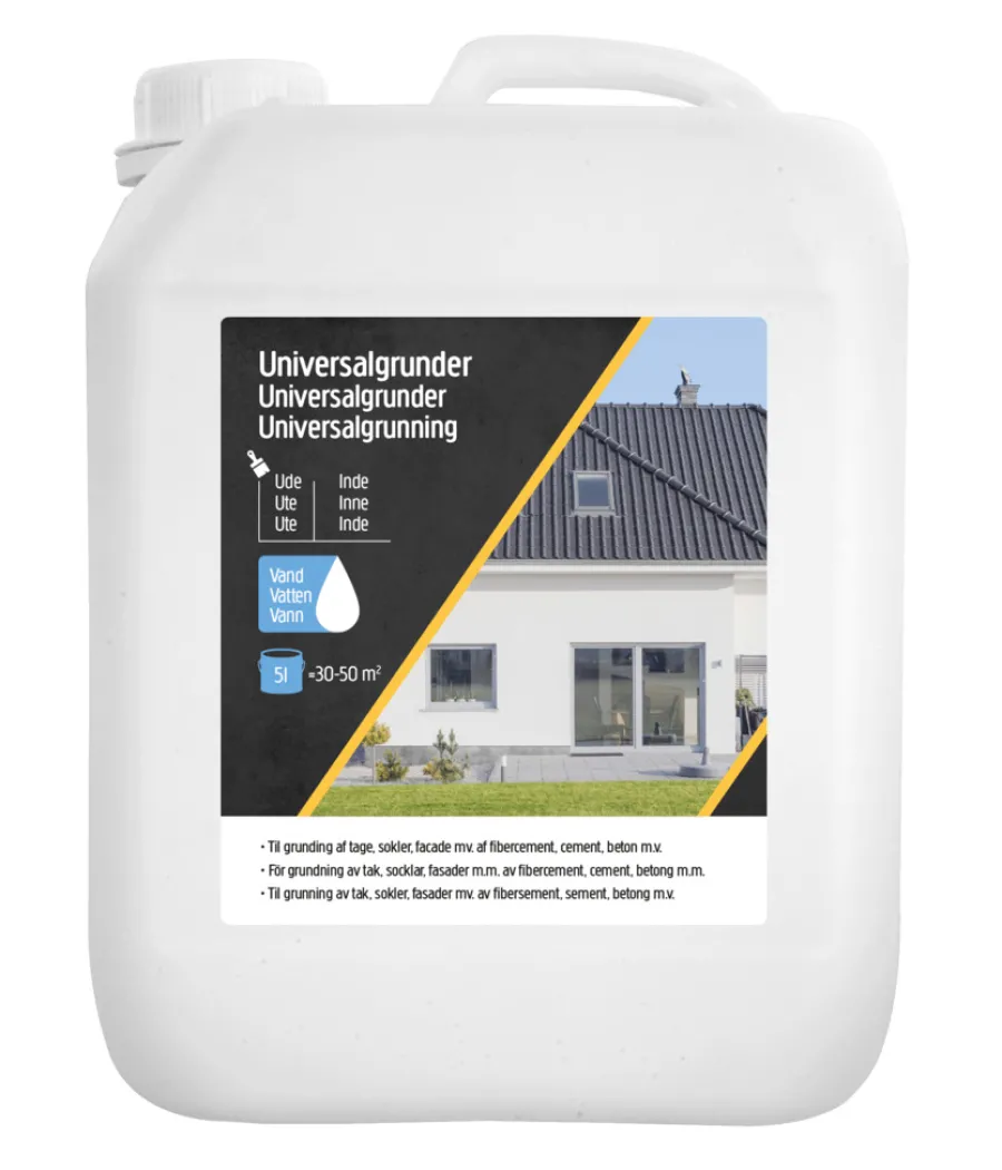 Tag-, Mur- & Sokkelmaling|Grunder|Universalgrunder 5 liter