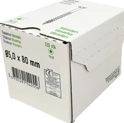 Skruer|Universalskrue Basic 5,0 x 80 mm 120 stk.