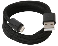 PhoneFood Kabler & Adaptere|USB-A til lightning magnetisk kabel 1 meter sort