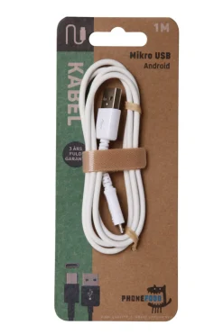PhoneFood Kabler & Adaptere|USB-A til og micro USB kabel – 1 meter