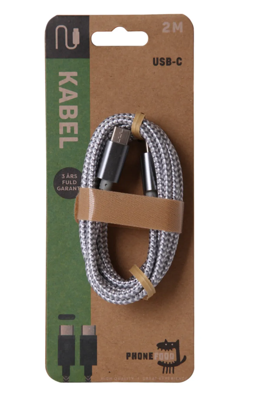 PhoneFood Kabler & Adaptere|USB-C til USB-C kabel 2 meter