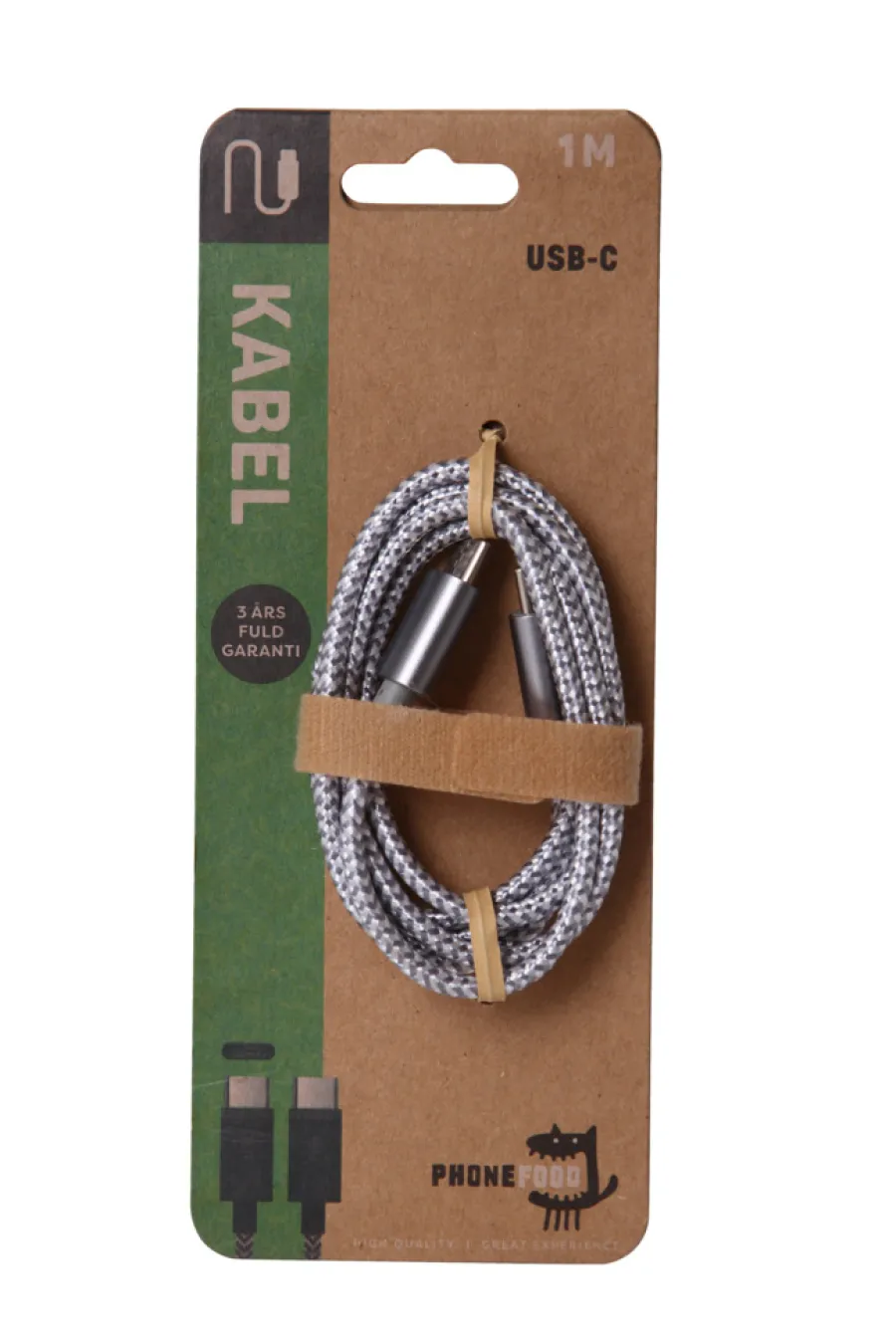 PhoneFood Kabler & Adaptere|USB-C til USB-C kabel - 1 meter