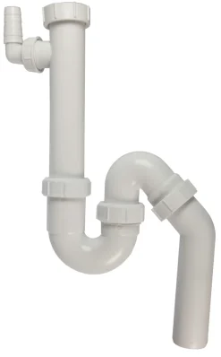 Reservedele Til Køkkenvaske|Vandlås Ø40 mm plast 1 1/2"
