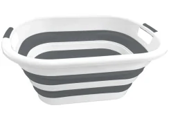 Sunlife® Vasketøjskurve|Vasketøjskurv foldbar 40 liter -