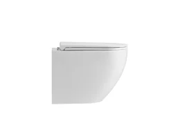 Toiletter|Væghængt toilet rund m/Vortex skyl - hvid