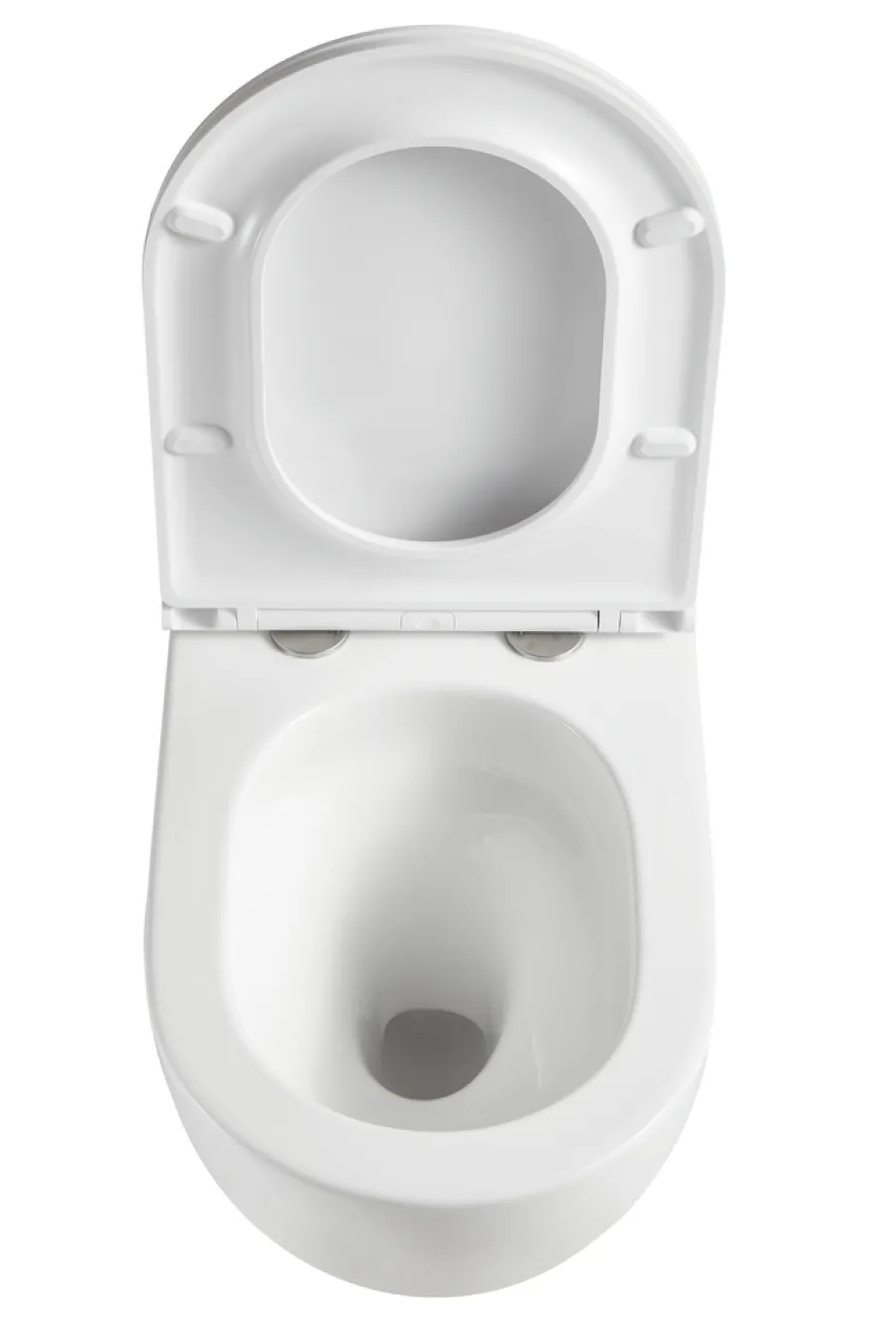 Toiletter|Væghængt toilet rund m/Vortex skyl - hvid