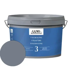 LUXI® Vægmaling|Vægmaling 3 havblå 2,25 liter - Havblå (NCS-kode s6010-r90b)