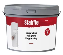 Stabile® Vægmaling|Vægmaling 5 9 liter - Hvid