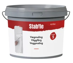 Stabile® Vægmaling|Vægmaling 5 4,5 liter - Hvid