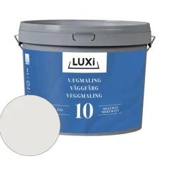 LUXI® Vægmaling|Vægmaling 10 modehvid 9 liter - Modehvid (NCS-kode s1002-y20r)