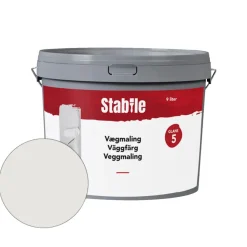 Stabile® Vægmaling|Vægmaling 5 modehvid 9 liter - Modehvid (NCS-kode s1002-y20r)