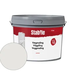Stabile® Vægmaling|Vægmaling 10 modehvid 9 liter - Modehvid (NCS-kode s1002-y20r)