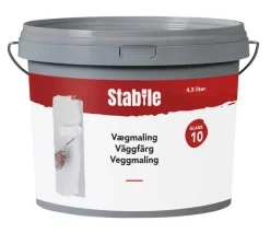 Stabile® Vægmaling|Vægmaling 10 modehvid 4,5 liter - Modehvid (NCS-kode s1002-y20r)