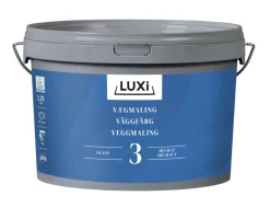 LUXI® Vægmaling|Vægmaling 3 mørk mos 2,25 liter - Mørk mos (NCS-kode s4010-g30y)
