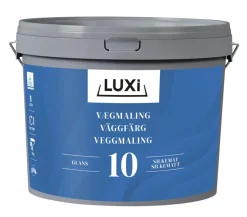 LUXI® Vægmaling|Vægmaling 10 9 liter - Råhvid