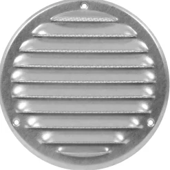 Ventilation|Vægrist med net Ø165 mm - galvaniseret