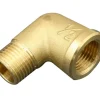 Messing|Vinkel messing 1/2" muffe/nippel