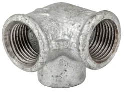 Galvaniserede|Vinkel m/sideudløb galvaniseret 1/2"