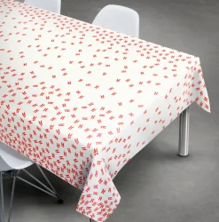 Pynt & Festudstyr|Boligindretning|Voksdug med flag 115 x 220 cm