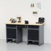 Arbejdsborde & Reoler|Værkstedsbord med skab/skuffer 160 x 60 x 85 cm