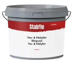 Stabile® Tapetklister & Klæbere|Væv- & filtfylder 4,5 liter - Hvid