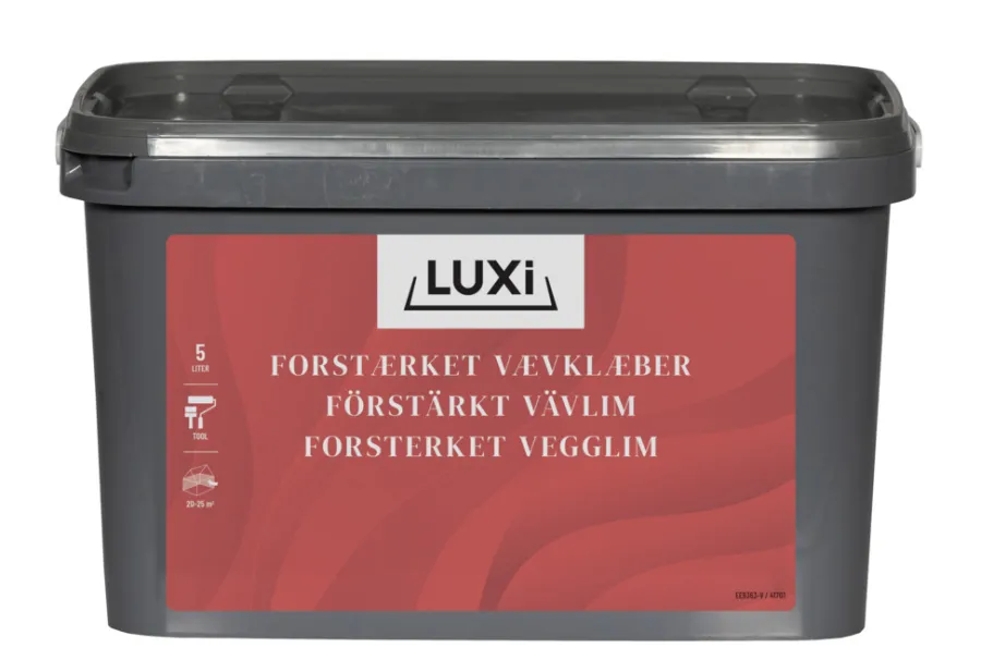 LUXI® Tapetklister & Klæbere|Vævklæber forstærket 5 liter -