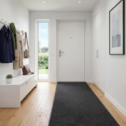 Dørmåtter|Wash&Clean smudsmåtte 90 x 250 cm Sort