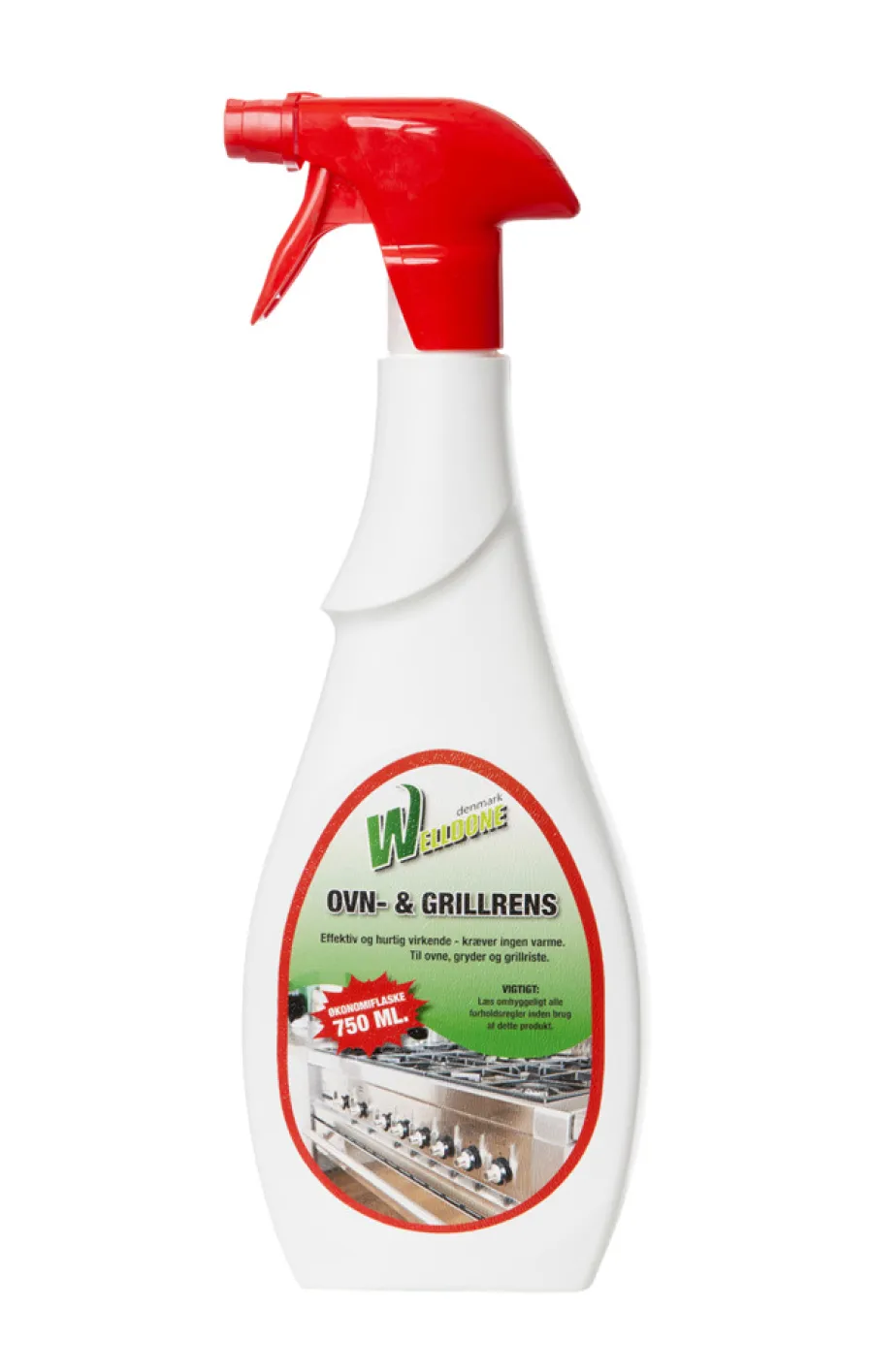 Welldone Rengøringsmidler|ovn- og grillrens 750 ml