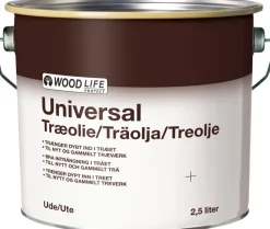 Woodlife Træolie|universal træolie 2,5 liter Klar